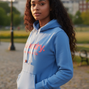 Hoodie Superdry mujer 100% algodón