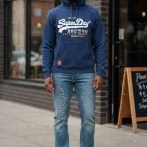 Hoodie Superdry Vintage para hombre 100% algodón