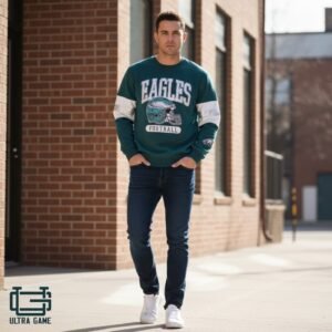 Hoodie Eagles Ultragame oficial NFL hombre