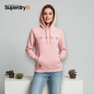hoodie Superdry mujer algodón