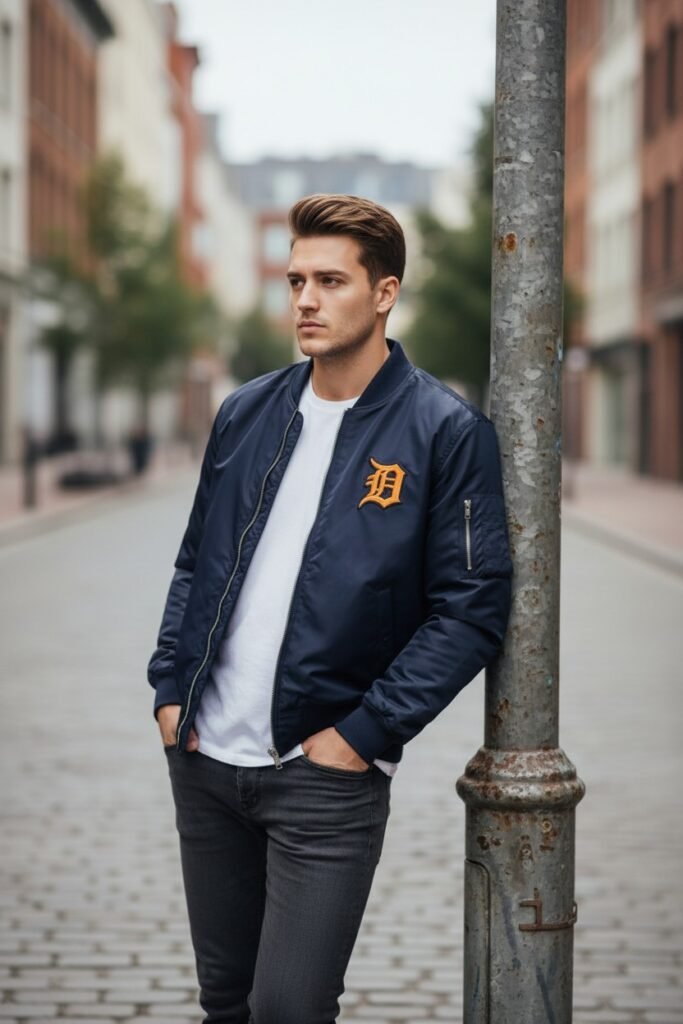 Chaqueta MLB Detroit Tigers 100% poliéster