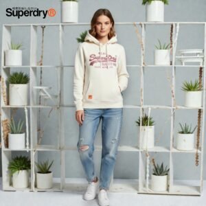 hoodie Superdry mujer algodón
