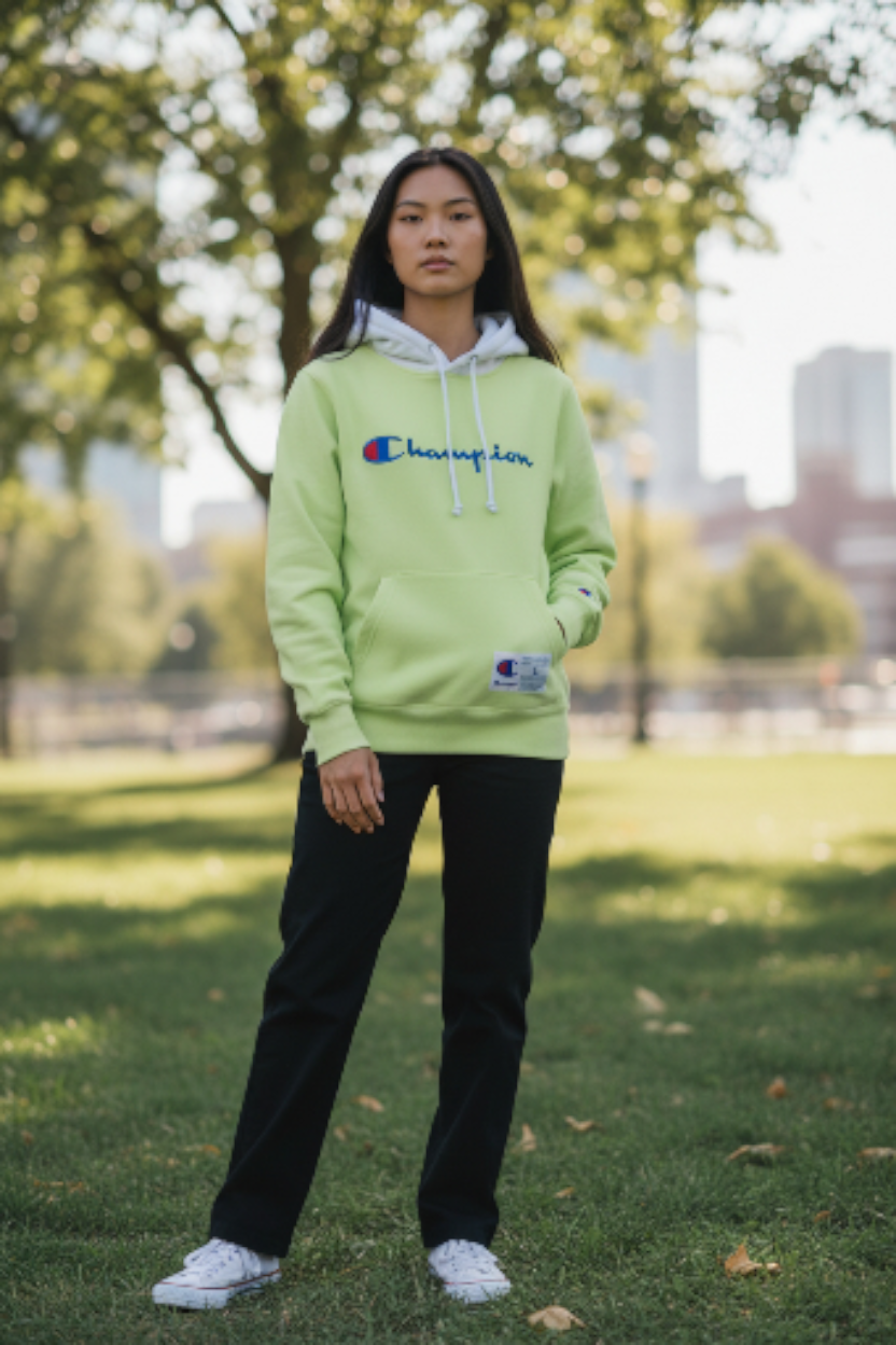 Hoodie Champion Mujer Piel de Durazno - Image 4