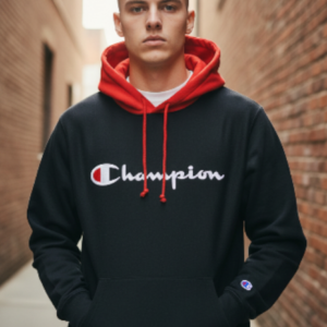 hoodie Champion de algodón piel de durazno