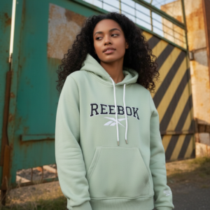 hoodie Reebok de mujer en algodón 100% piel de durazno