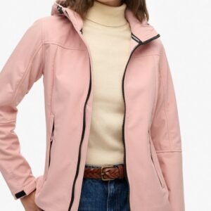 Chaqueta Superdry mujer softshell rosa y negra