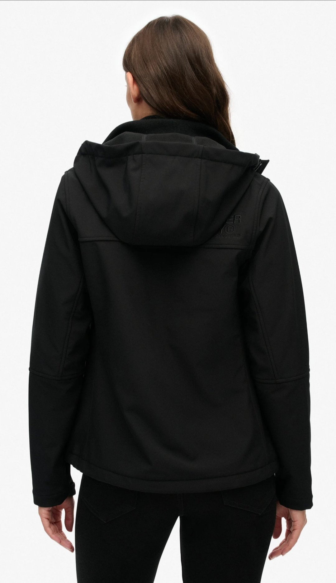 Chaqueta Superdry mujer softshell rosa y negra