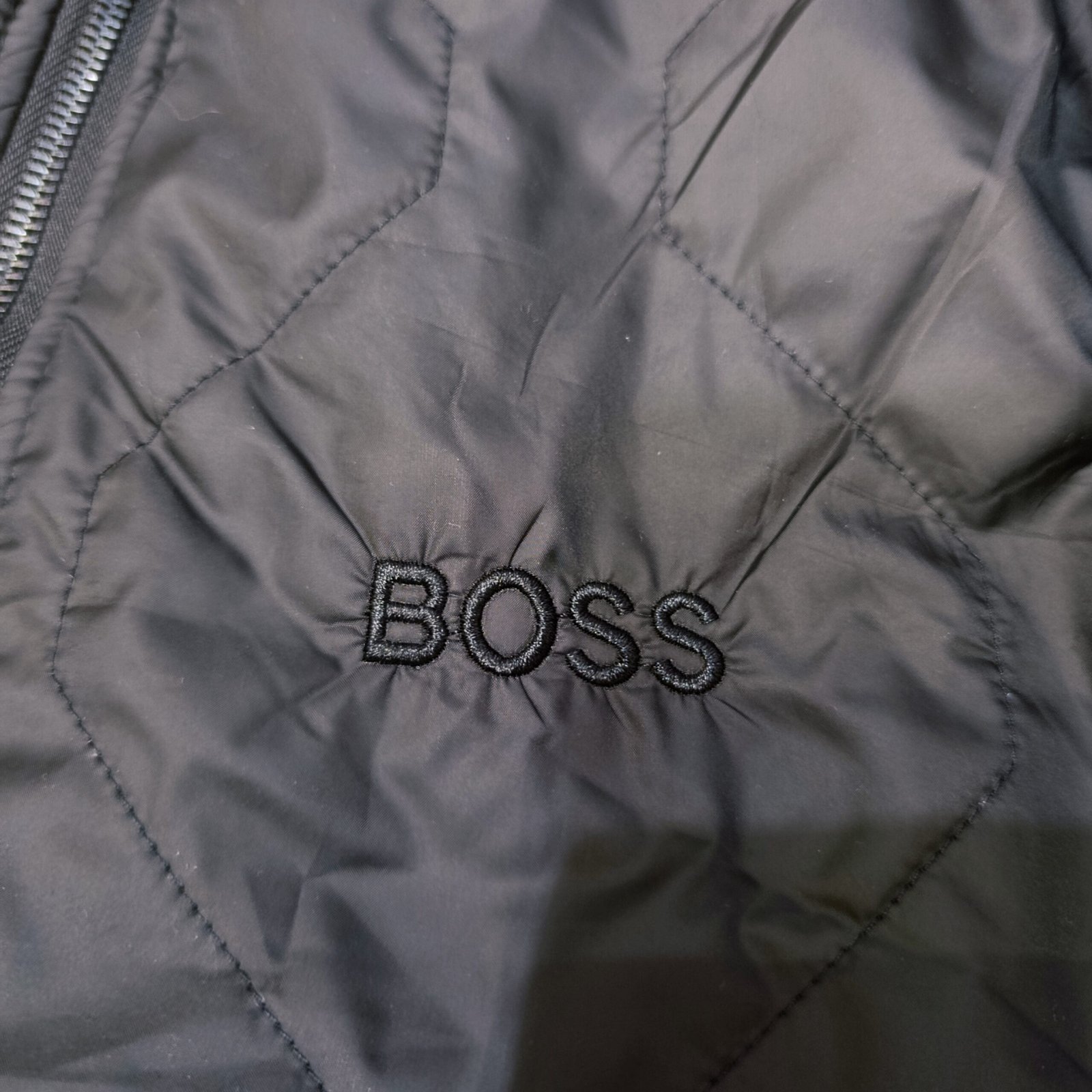 Chaqueta bomber Hugo Boss negra premium