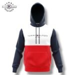 sudadera Tommy Hilfiger tricolor con capucha