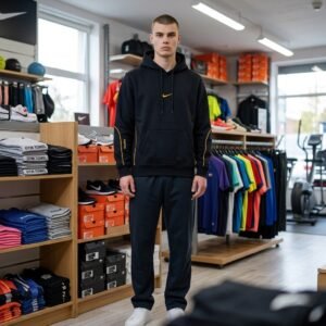 Buzo hoodie Nike NOCTA negro algodón