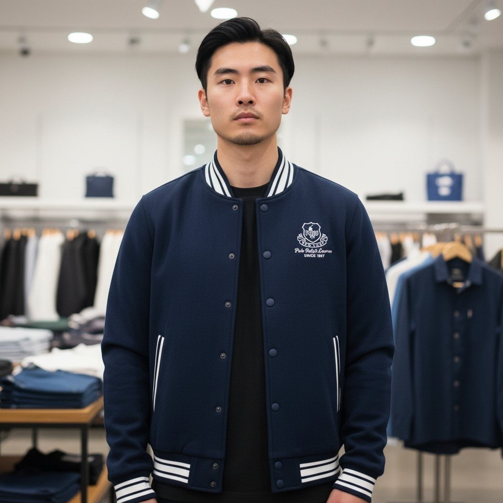 Chaqueta bomber Polo Ralph Lauren para hombre azul marino