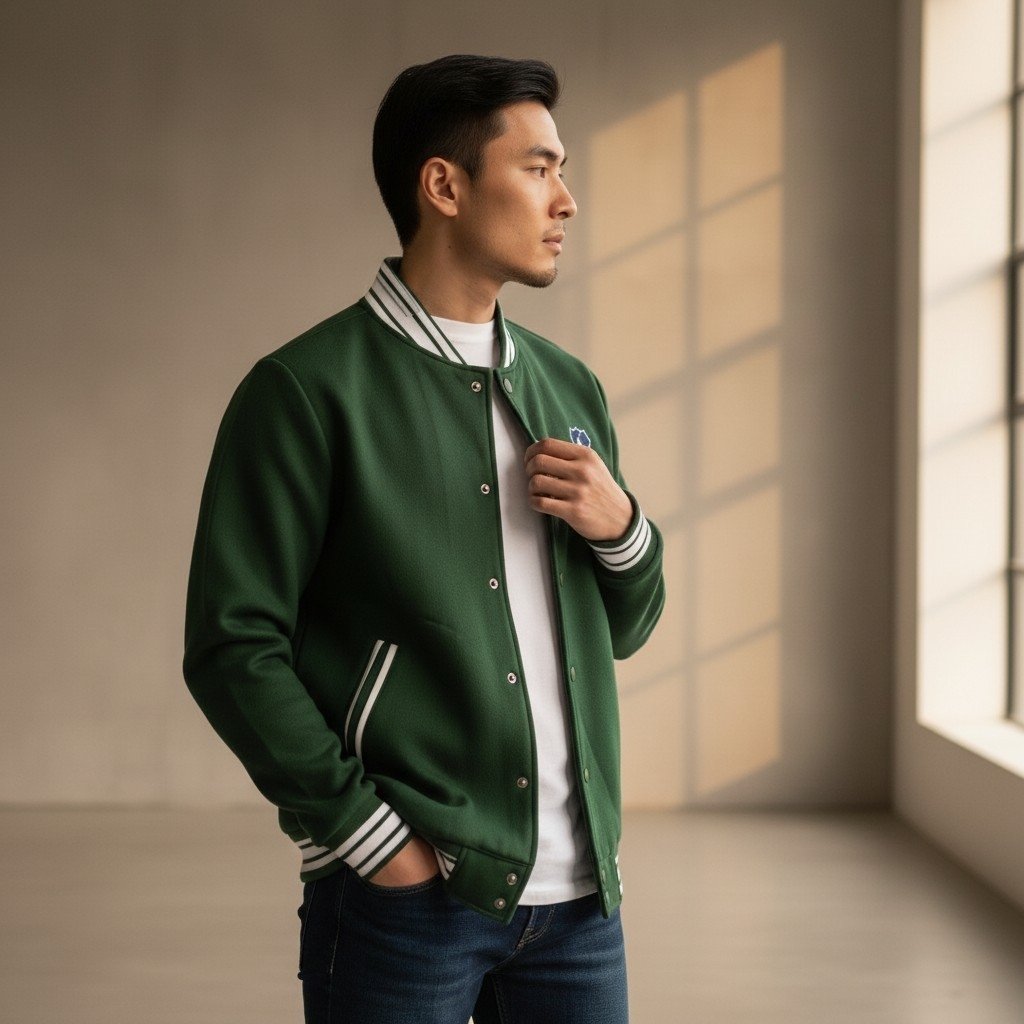 Chaqueta bomber Polo Ralph Lauren para hombre verde